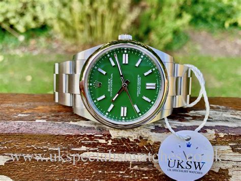 rolex 39mm oyster perpetual green dial|Rolex Oyster Perpetual 41mm 124300.